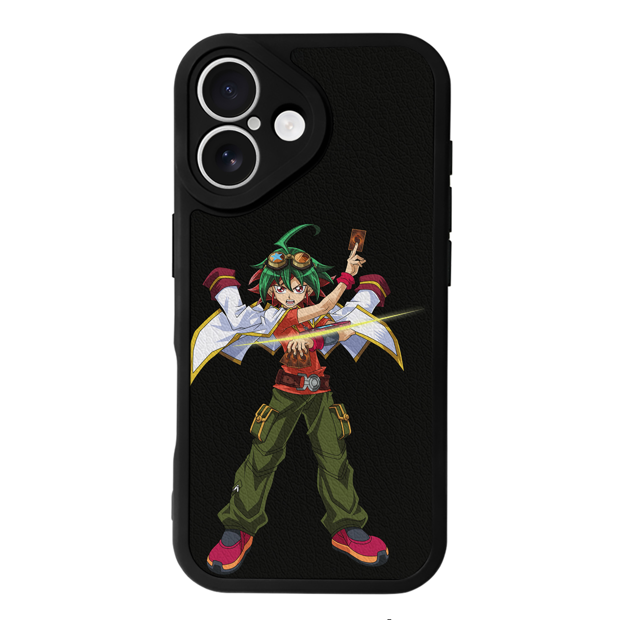 遊☆戯☆王 Yu-Gi-Oh! 【iPhone 16シリーズ対応】シリコンスマホケース（レザー調） 材質：シリコン